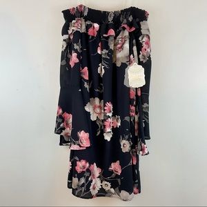 ALTAR’D STATE Off The Shoulder Bell Sleeve Dress